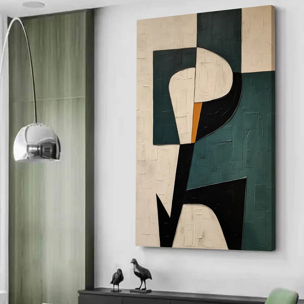 Handmade Oil Painting Canvas Wall Art Decoration Modern Green Abstract Texture For Home Decor Rolled Frameless Unstretched Painting