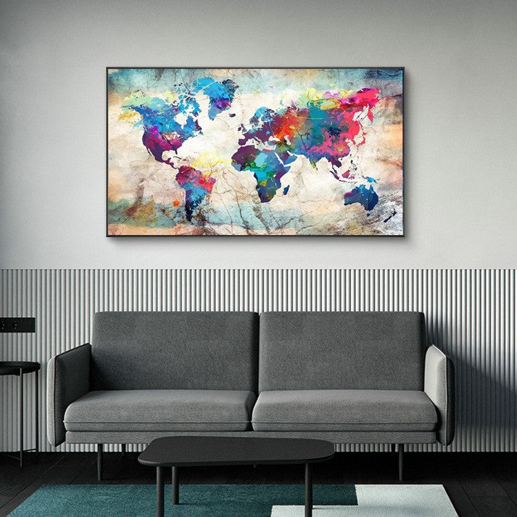 New Full Diamond Decorative Painting Diy Round Diamond Color Map Diamond Painting Manufacturer One Piece Dropshipping